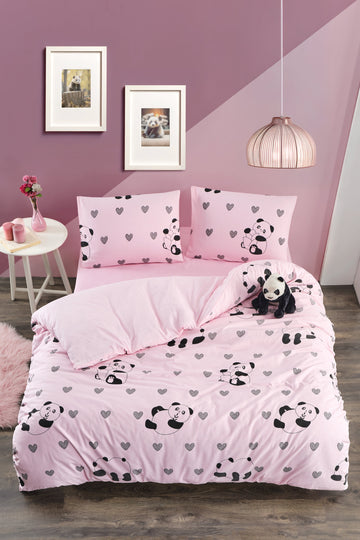 Nancy - PEMBE PANDA Nevresim Takımı