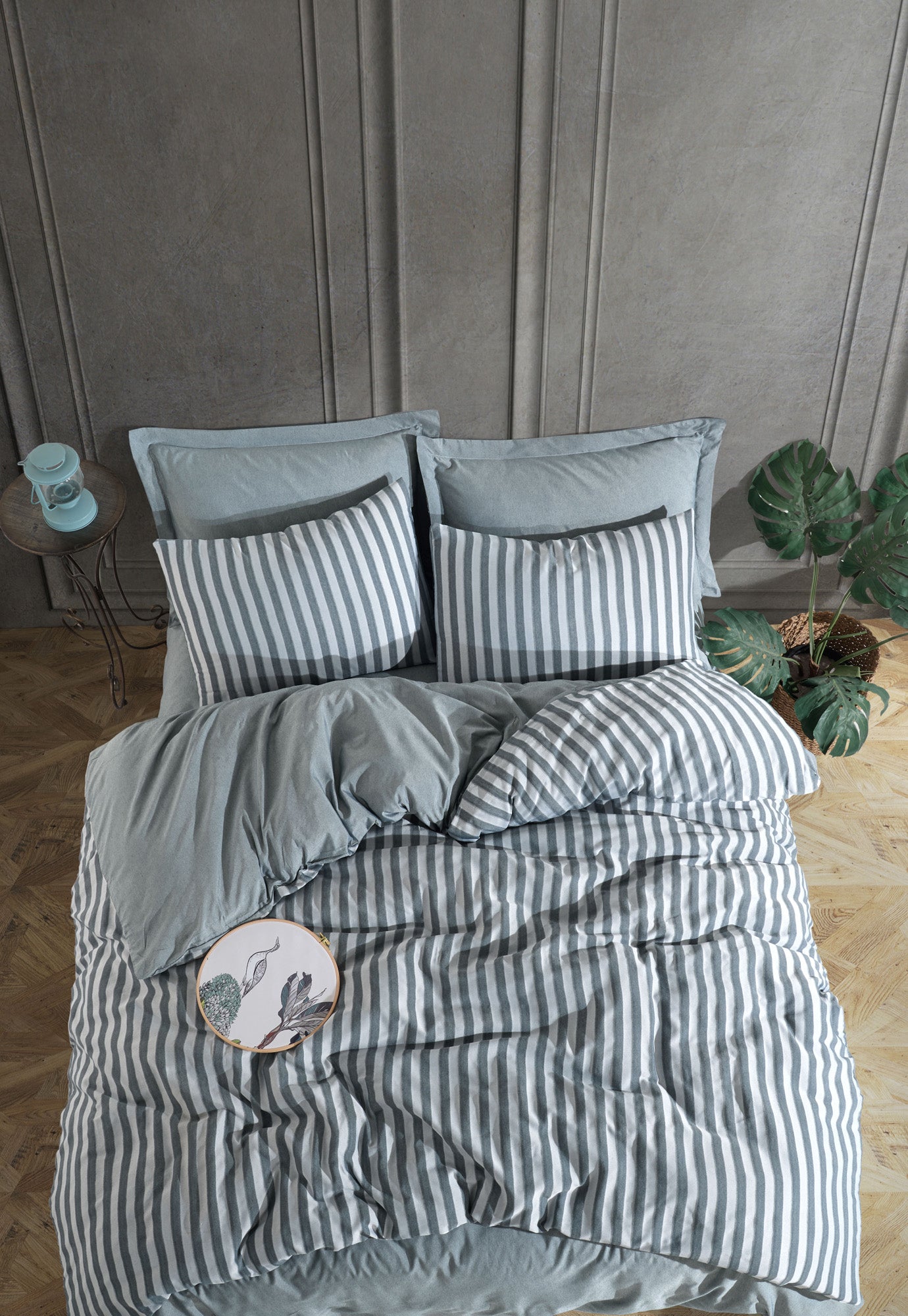 Road Potlu Çift Kişilik Yeşil - Nevresim Takımı - 029507