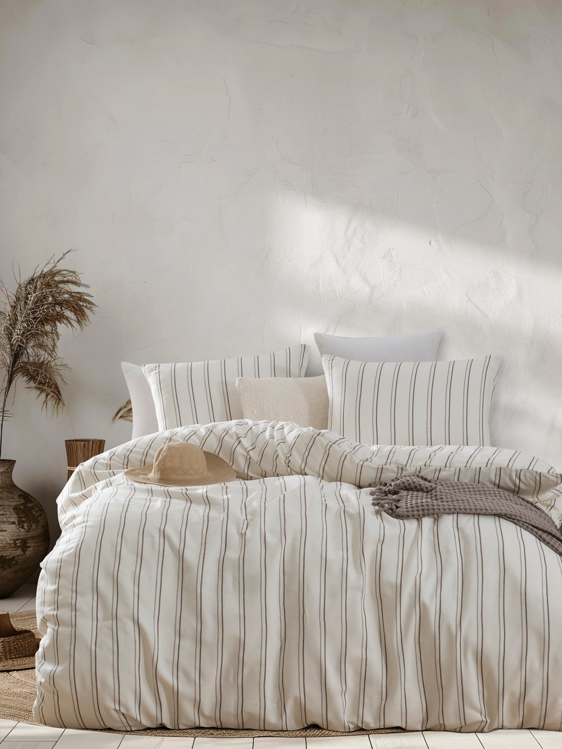 Hamilton Çift Kişilik Bej - Nevresim Takımı - 030067