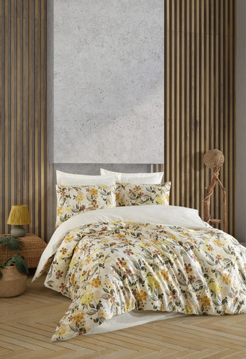 Luna Çift Kişilik Sarı - Nevresim Takımı - 031017