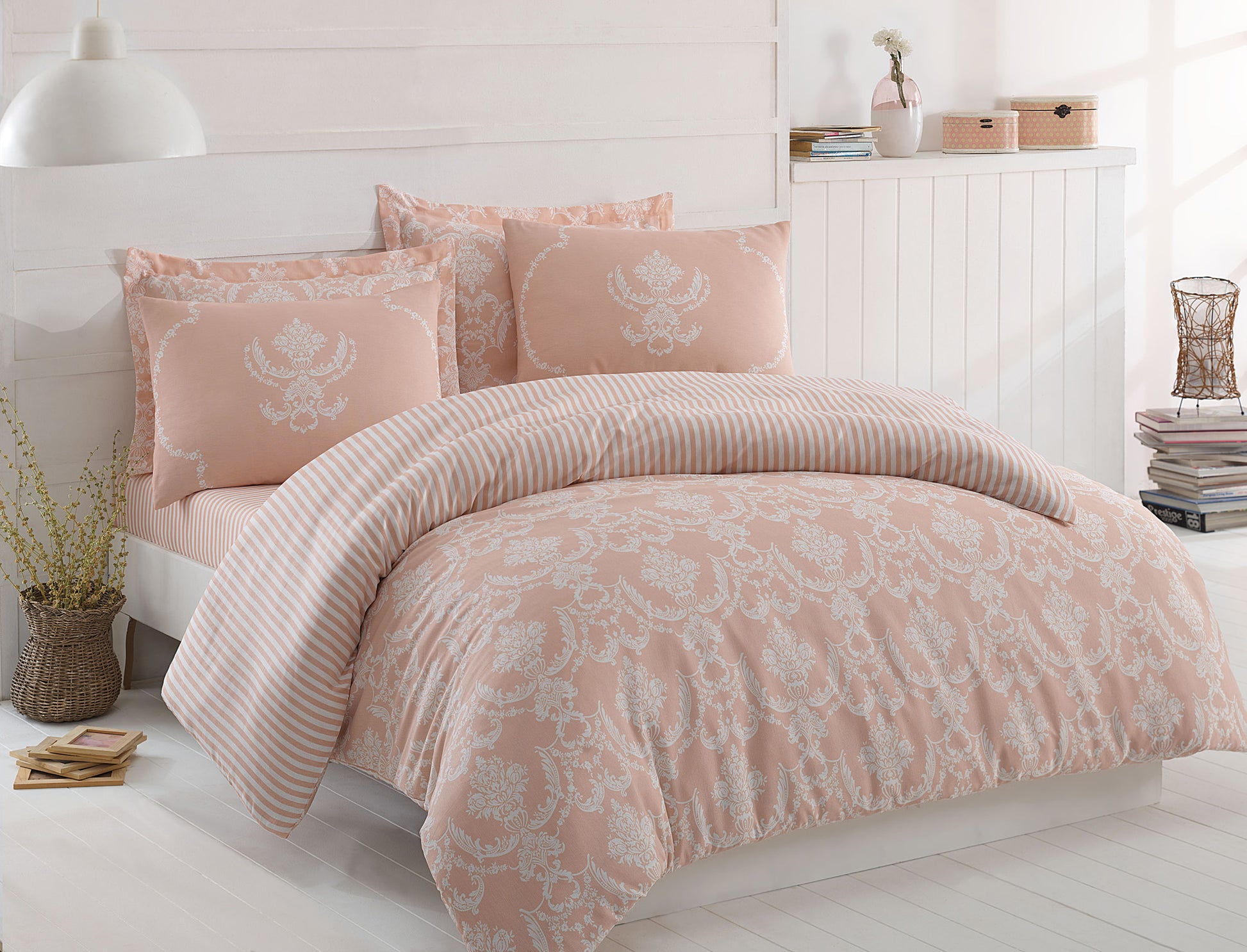 Pure Çift Kişilik Pudra - Nevresim Takımı - 010220