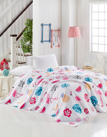 Kokteyl Çift Kişilik Beyaz - Pike - 021952