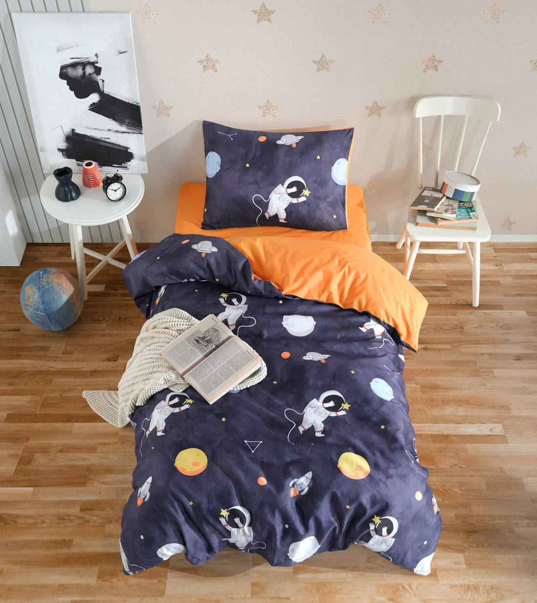 Astron Tek Kişilik Lacivert - Nevresim Takımı - 028711