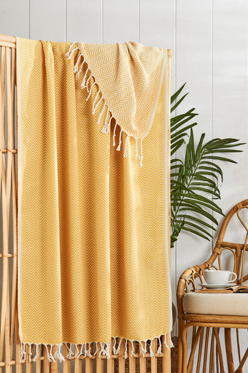 Sarı Peştamal 90x180 cm