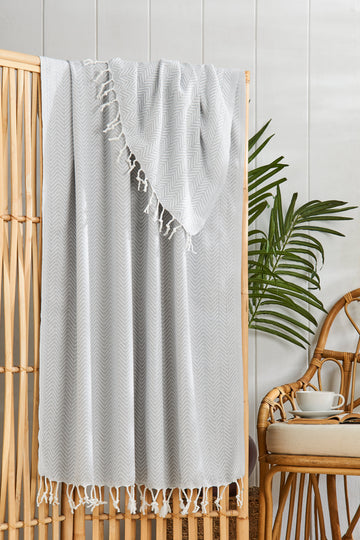 Gri Peştamal 90x180 cm