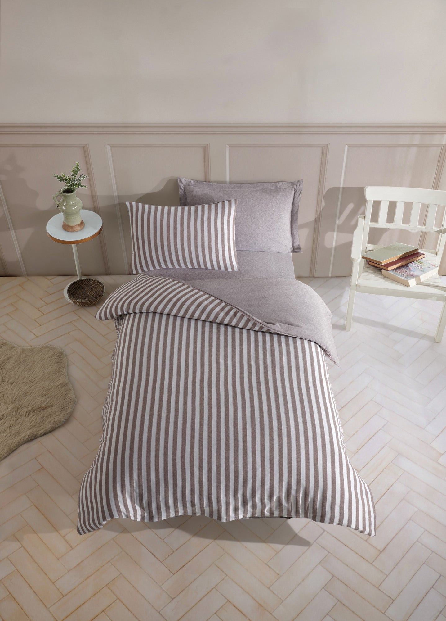 Road Potlu Tek Kişilik Kahve - Nevresim Takımı - 029490