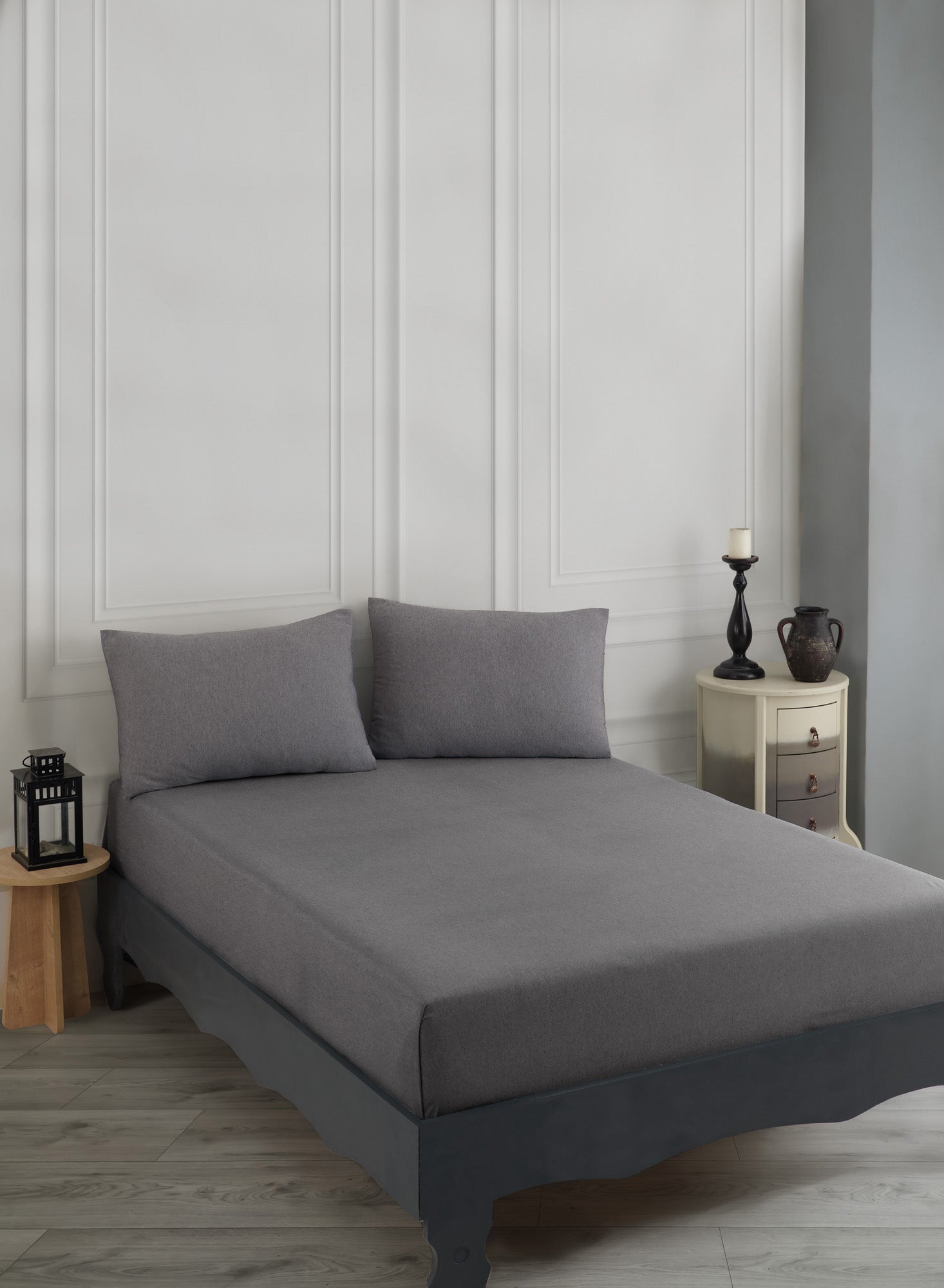 Road Potlu Çift Kişilik Siyah - Çarşaf Yastık Seti - 029504