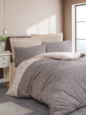Charm Çift Kişilik Kahve - Nevresim Takımı - 030254
