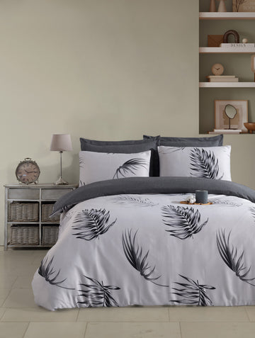 Barbara Çift Kişilik Gri - Nevresim Takımı - 030524