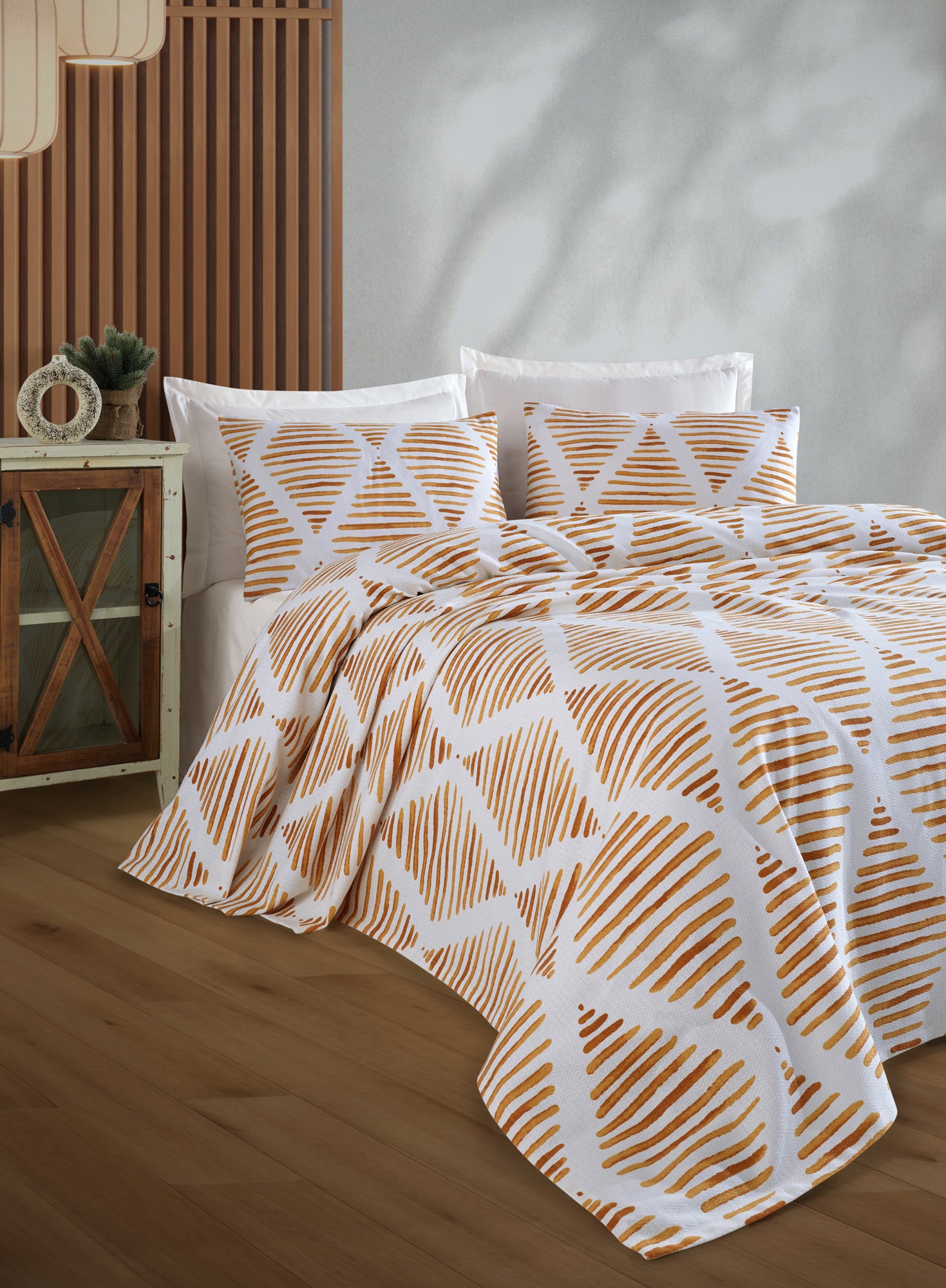 Segment Çift Kişilik Hardal - Pike / Pike Takımı - 030950