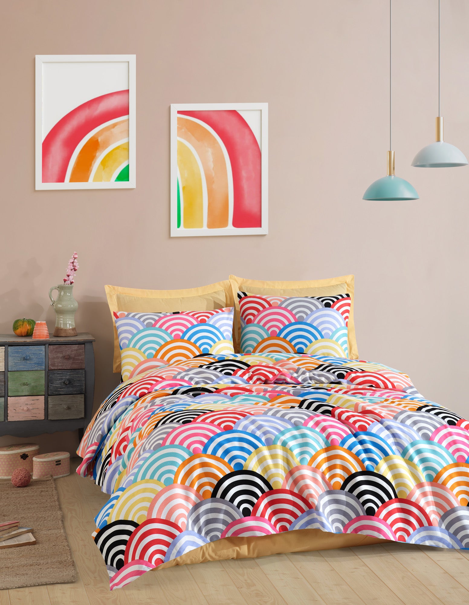 Gökkuşağı Çift Kişilik Mixrenk - Pike / Pike Takımı - 031118