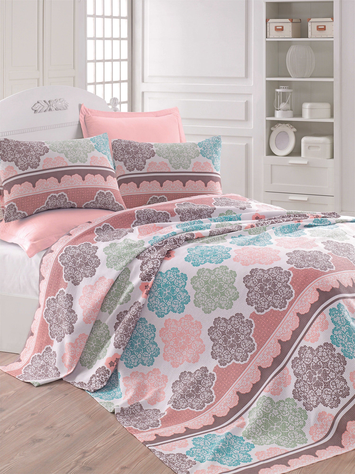 Andalucia Çift Kişilik Turkuaz - Pike - 008509