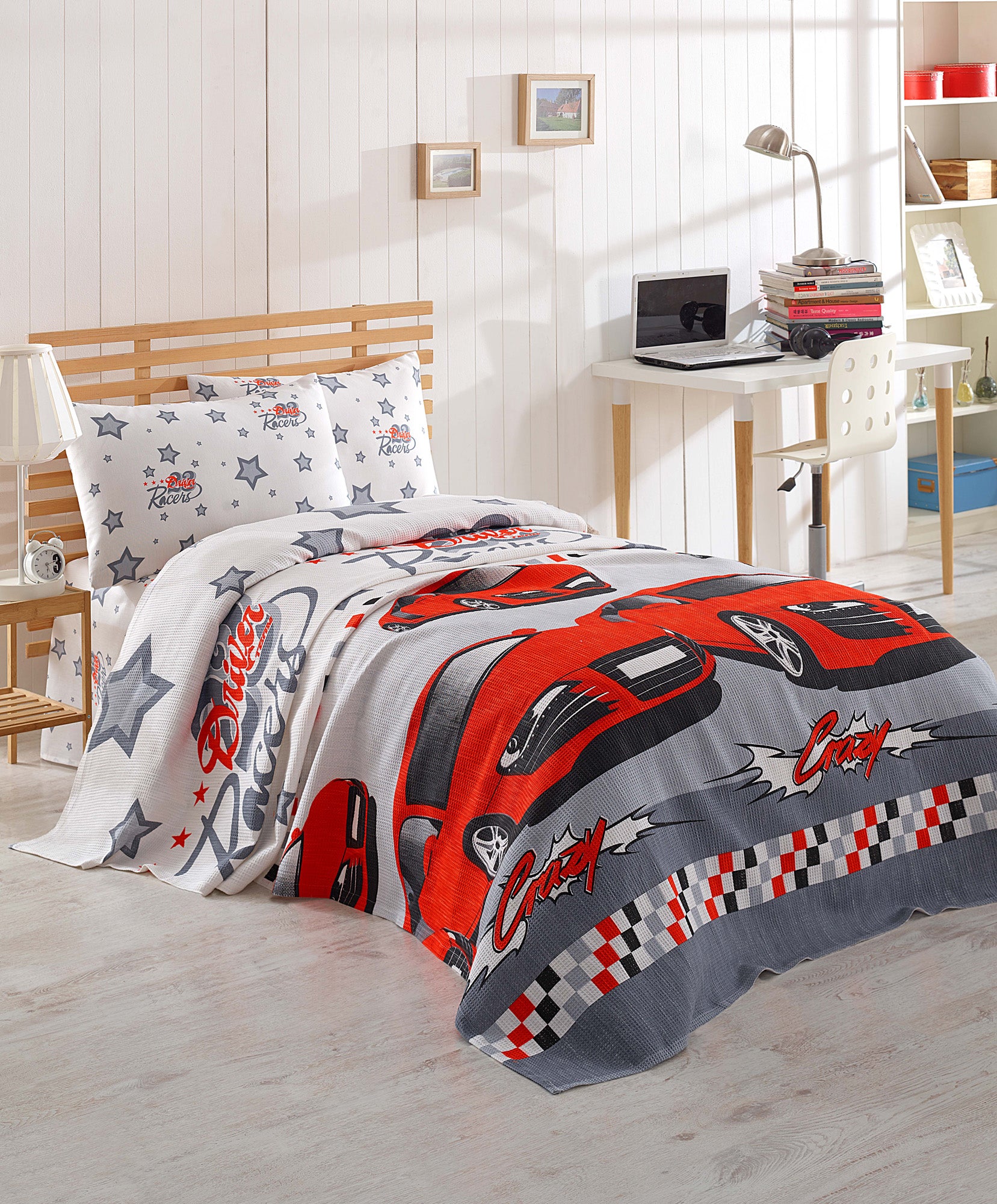 Crazy Tek Kişilik Kırmızı - Pike Takımı - 009024