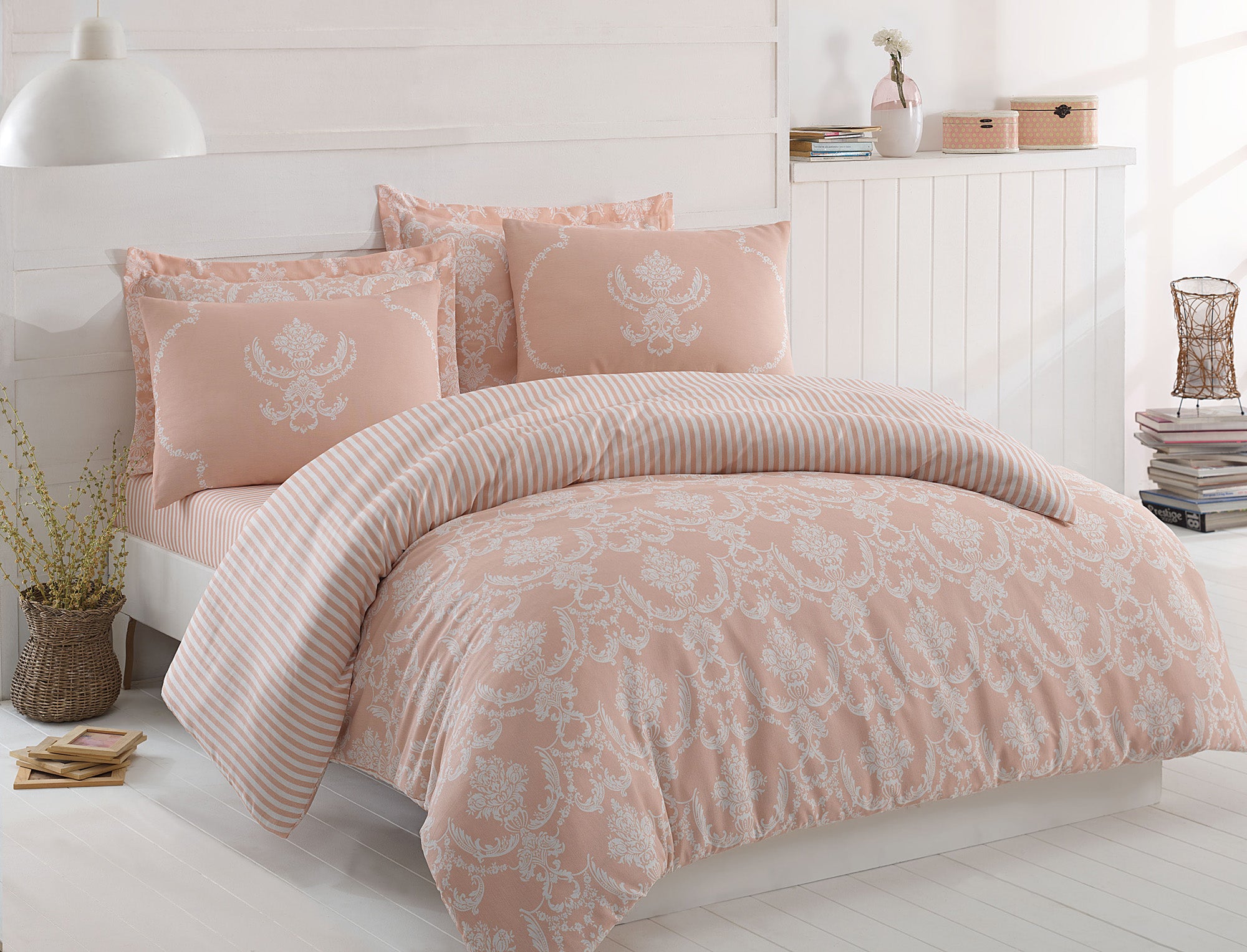 Pure Çift Kişilik Pudra - Nevresim Takımı - 010220