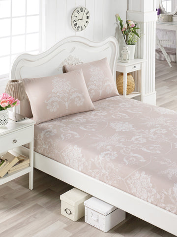 Kraliçe Tek Kişilik Vizon - Çarşaf Yastık Seti - 017279