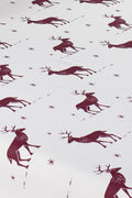 Geyik Bordo 100x200cm Çarşaf Seti