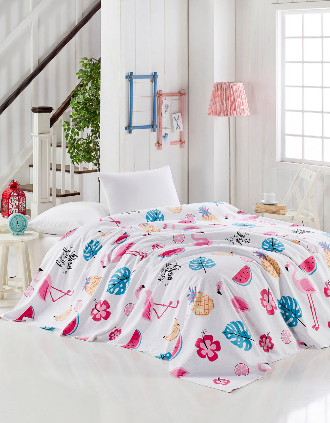 Kokteyl Çift Kişilik Beyaz - Pike - 021952