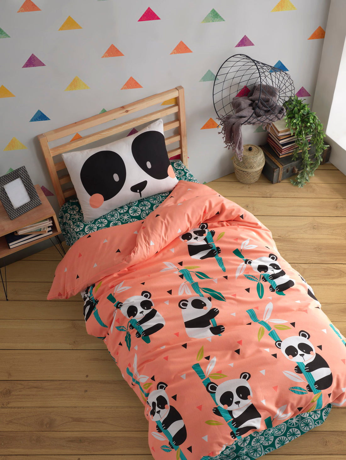 Panida Tek Kişilik Pembe - Nevresim Takımı - 024558