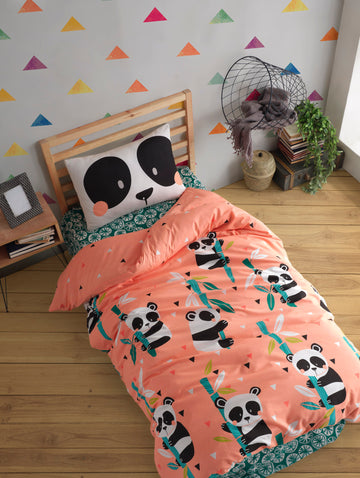 Panida Tek Kişilik Pembe - Nevresim Takımı - 024558