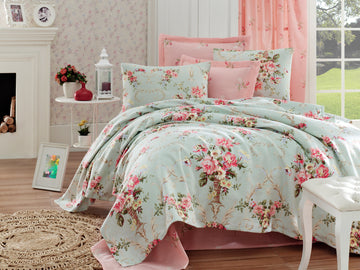 Alanur Mint Junior Tek Kişilik %100 Pamuk Pike