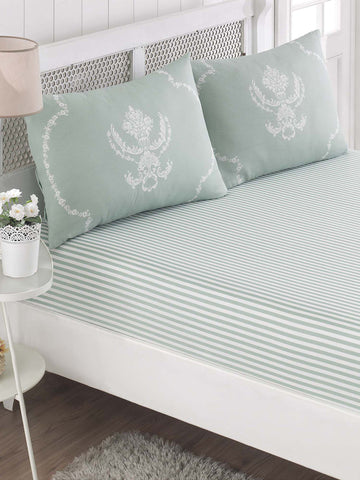 Pure Çift Kişilik Mint - Çarşaf Yastık Seti - 028253