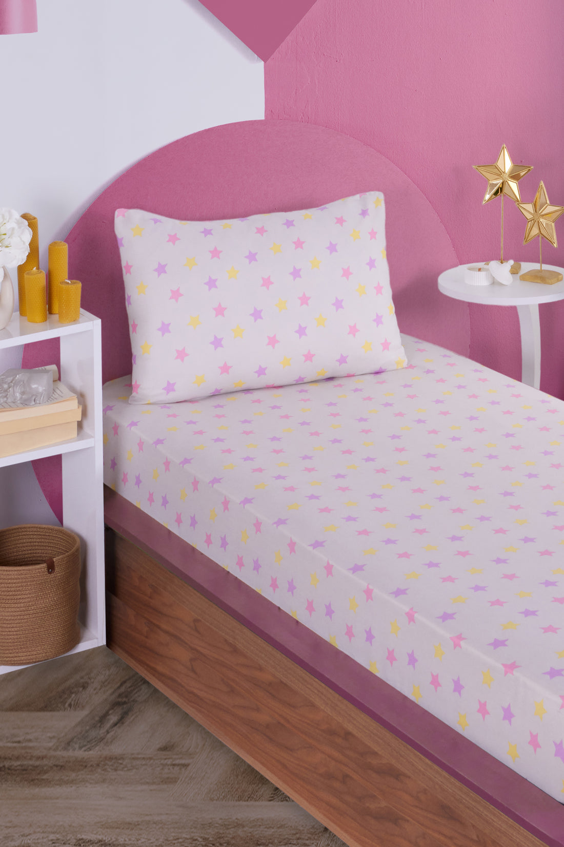 Unicorn Dreams Bej 100x200cm Çarşaf Seti