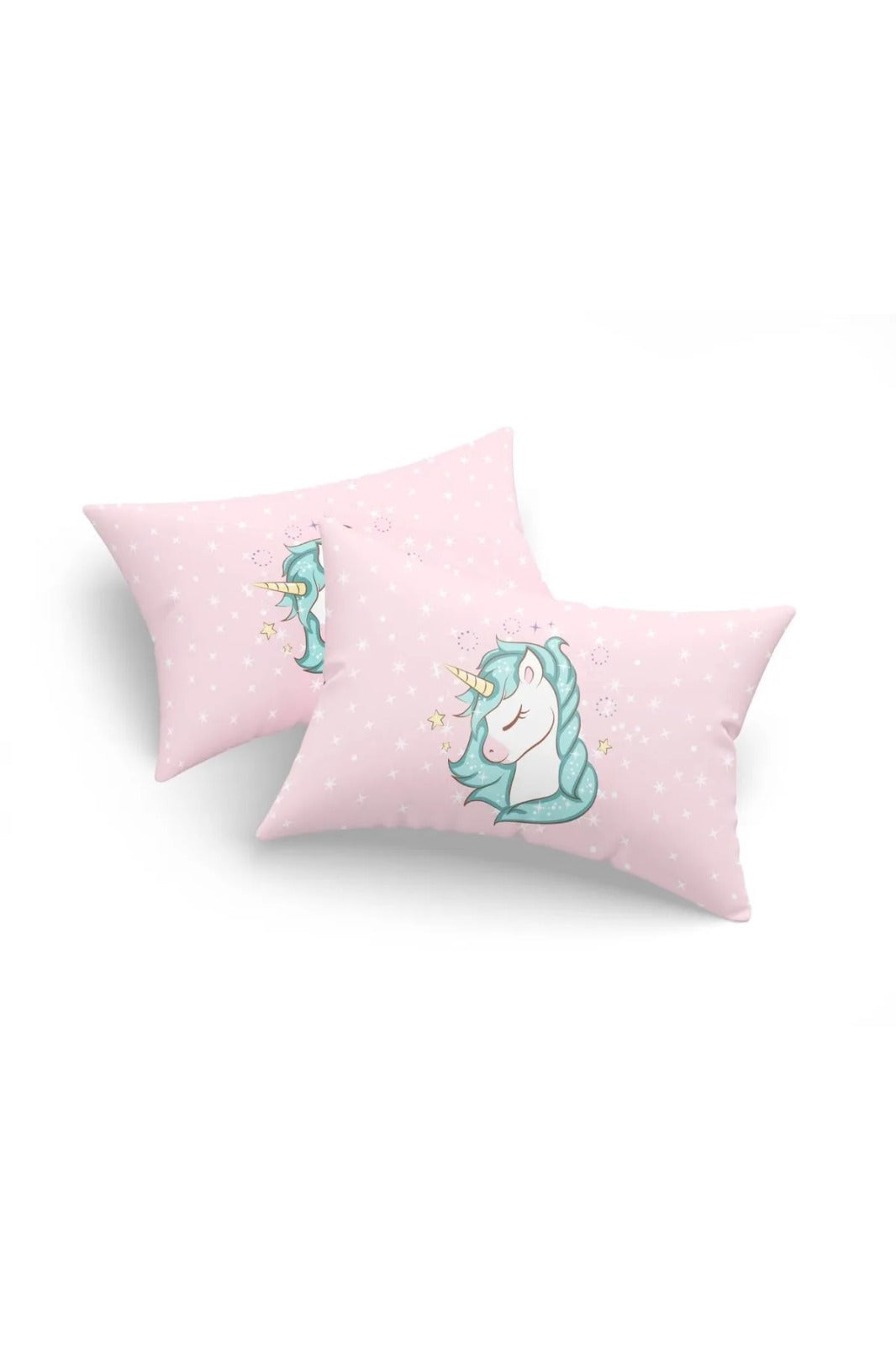 Unicorn Dreams Pembe 2'li Yastık Kılıfı