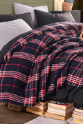 Warm Soft Lacivert Çift Kişilik Battaniye