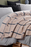 Warm Soft Bej Çift Kişilik Battaniye