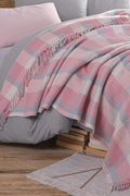 Warm Soft Pudra Çift Kişilik Battaniye