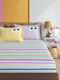 Funny Sarı-Lila 160x200cm Çarşaf Seti