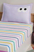 Funny Lila 100x200cm Çarşaf Seti