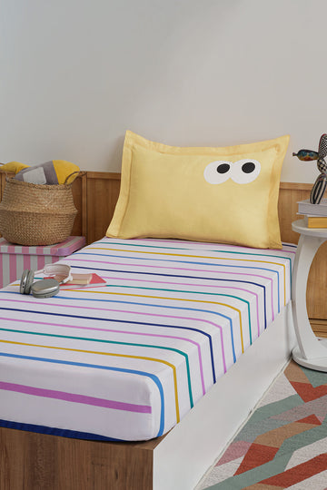 Funny Sarı 100x200cm Çarşaf Seti
