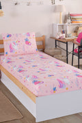 Magical Pembe 100x200cm Çarşaf Seti