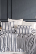 Soft Line Antrasit Çift Kişilik Nevresim Takımı