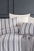 Soft Line Antrasit Çift Kişilik Nevresim Takımı