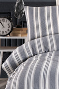 Soft Line Antrasit Çift Kişilik Nevresim Takımı