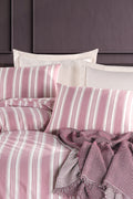 Soft Line Bordo Çift Kişilik Nevresim Takımı