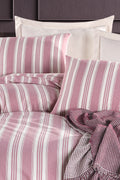 Soft Line Bordo Çift Kişilik Nevresim Takımı