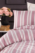 Soft Line Bordo Çift Kişilik Nevresim Takımı