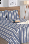 Soft Line Lacivert 220x240cm Çarşaf Seti
