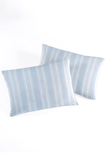 Soft Line Gri 2'li Yastık Kılıfı