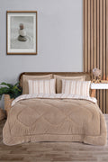 Soft Line Bej 2'li Yastık Kılıfı
