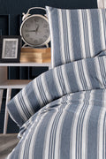 Soft Line Lacivert Tek Kişilik Nevresim Takımı