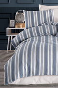 Soft Line Lacivert Tek Kişilik Nevresim Takımı