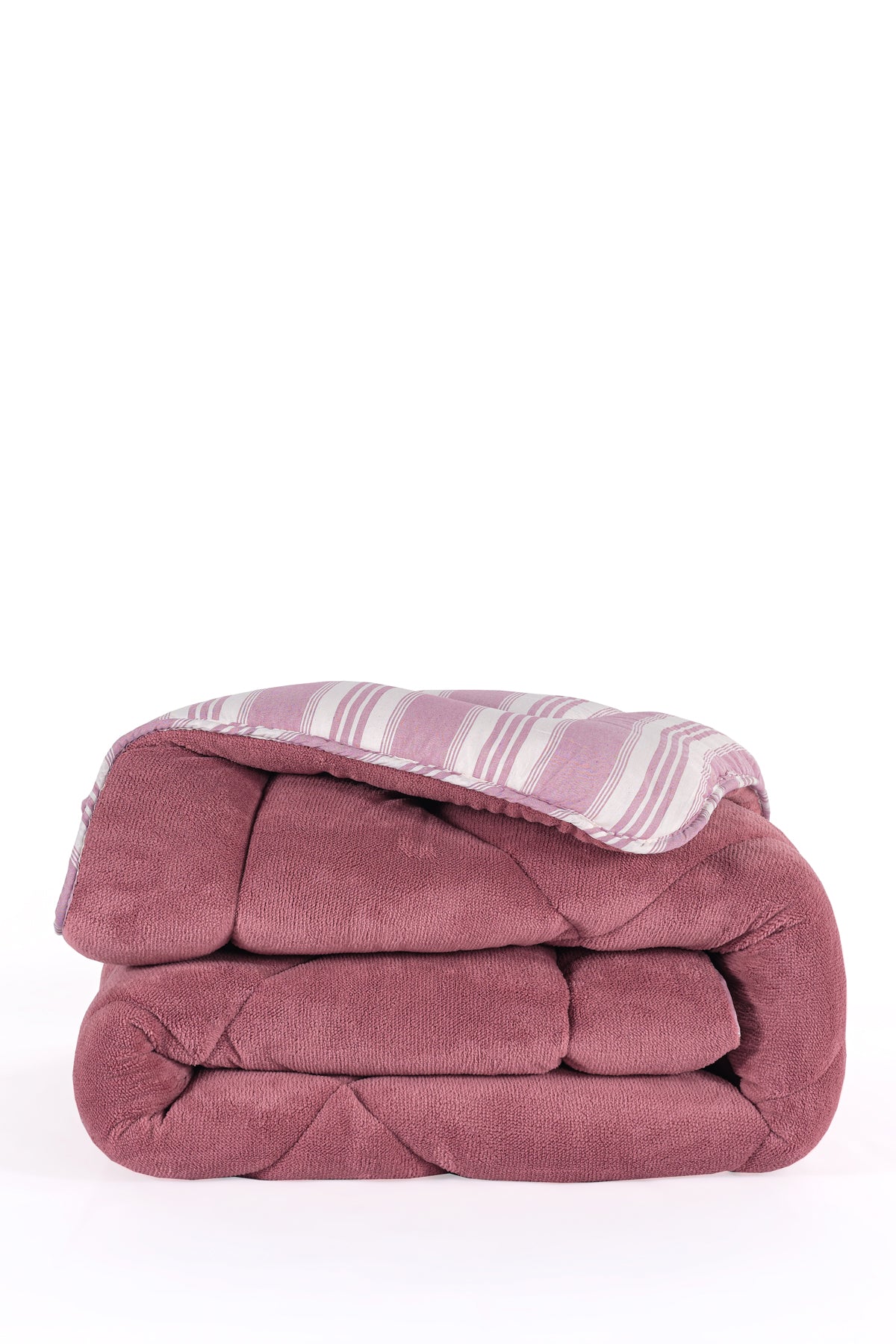 Soft Line Bordo Çift Kişilik Yorgan