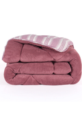 Soft Line Bordo Tek Kişilik Yorgan