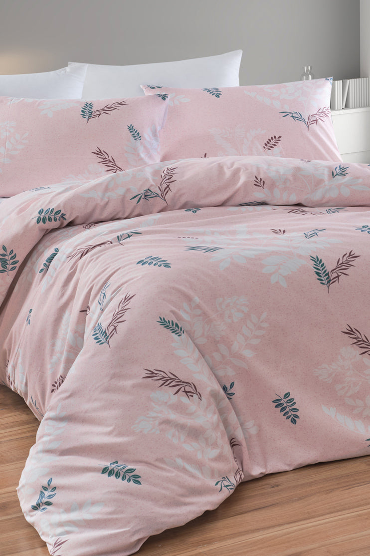 FioreRose Pembe Çift Kişilik Nevresim Takımı