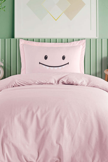 Lububu Pembe Oxford 2'li Yastık Kılıfı