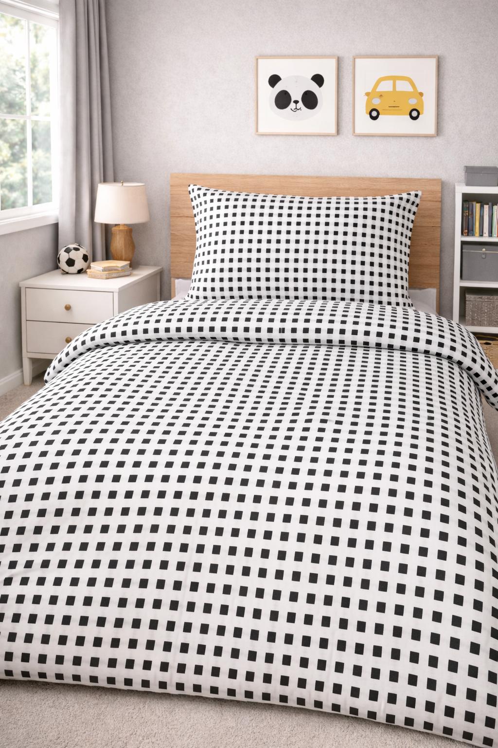 Uzay Kombin Lacivert Junior %100 Pamuk Nevresim Seti